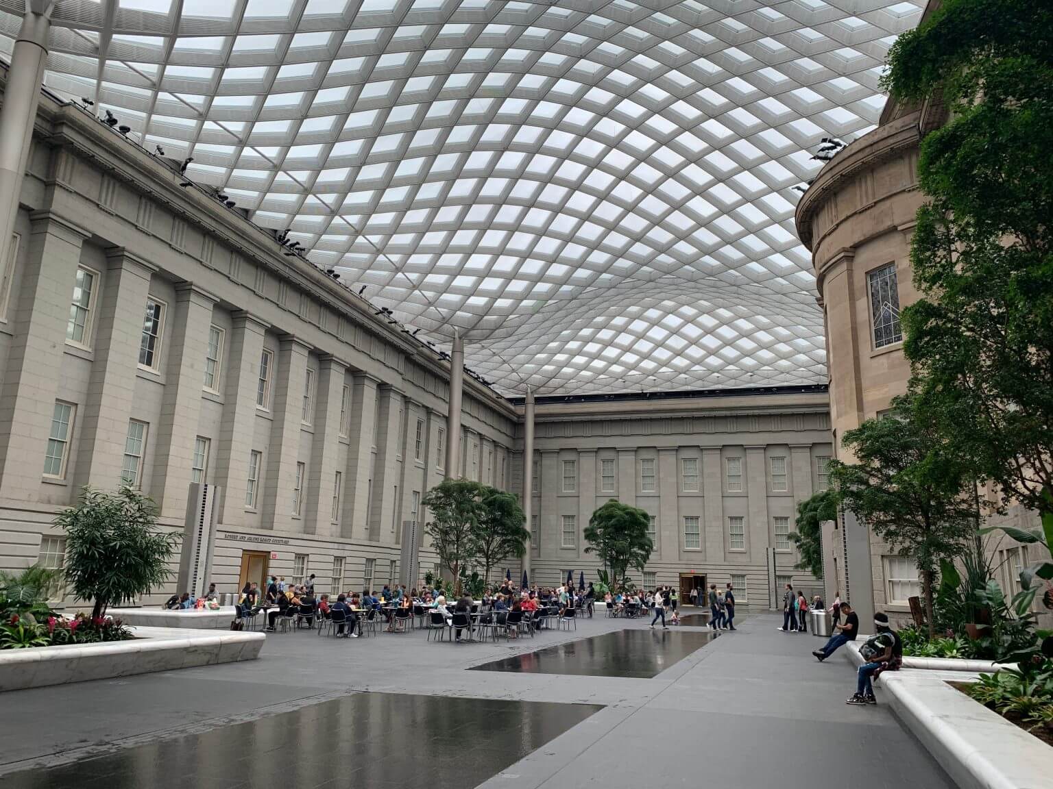 Smithsonian Patent Office Building Courtyard Enclosure - Larson Engineering