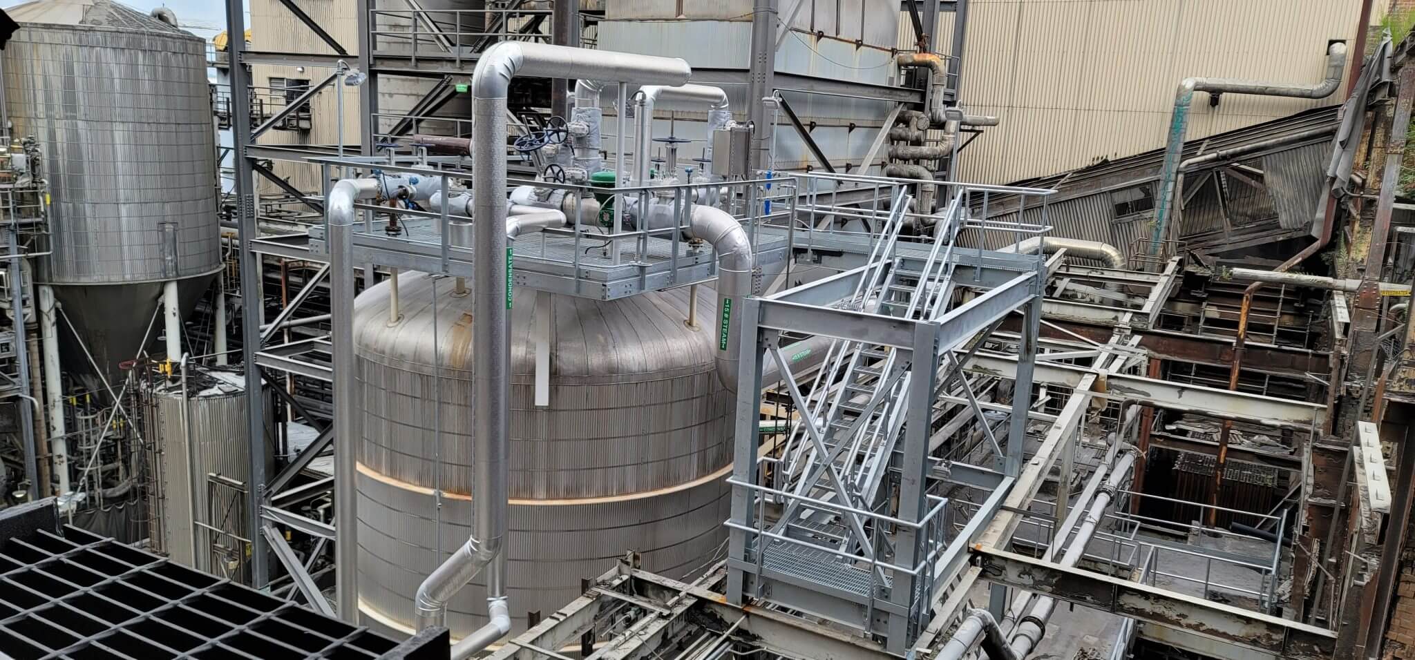 Condensate Tank Piping and Structural Design - Larson Engineering